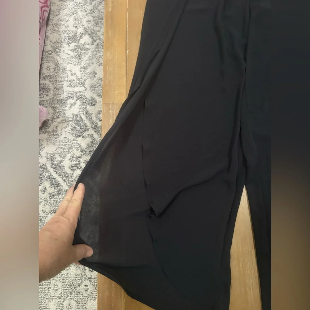 Time and Tru Sheer Black Pants - Picture 2 of 5